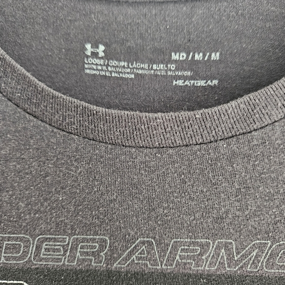 Under Armour Dark Heathered Gray Basketball Graphic Tee Size Med - Picture 3 of 4